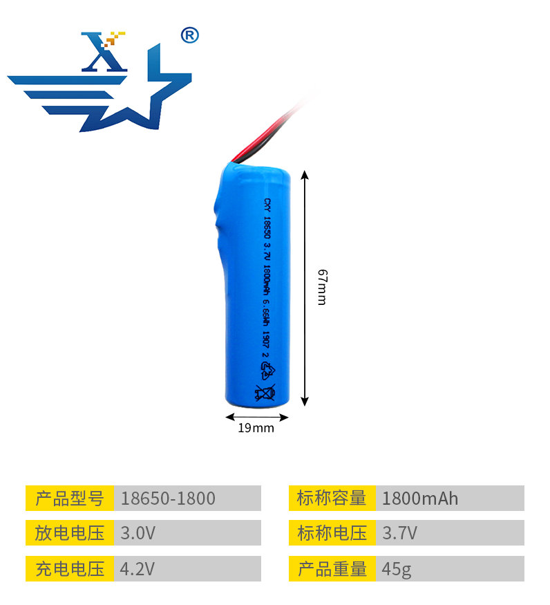 18650-1800mAh